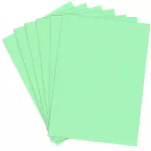 Cartulina Verde 1/8 X3 Und