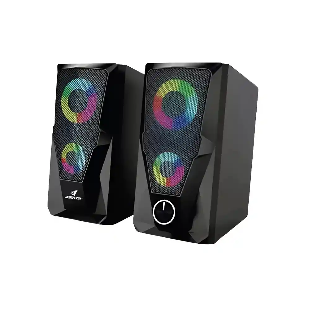Parlantes Rgb Jertech S6 Para Pc Compurador Gamer L09