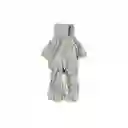 Impermeable 4 Patas 2xl Gris Con Embone Reflectivo Y Cuello Alto