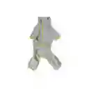 Impermeable 4 Patas 2xl Gris Con Embone Reflectivo Y Cuello Alto