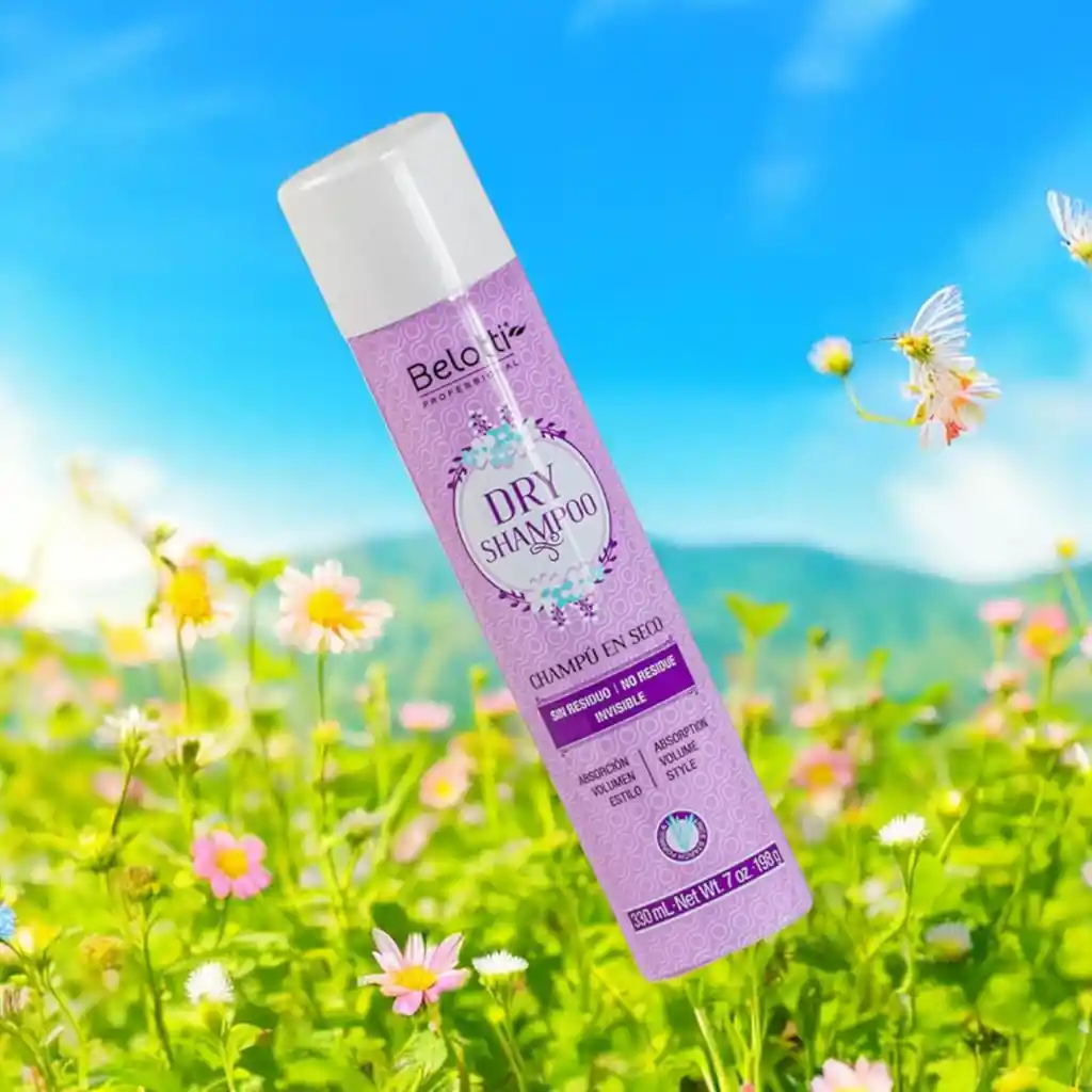 Shampoo En Seco Efecto Invisible Sin Residuos Para Todo Tipo De Cabello Belotti