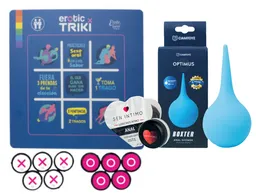 Juego Triki Erotico Gay, Desencibilizante Anal Y Ducha Boxter
