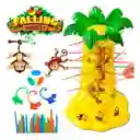 Juego De Mesa Falling Monkeys Monos Con Palmera