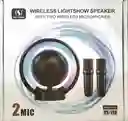 Parlante Portátil Ys-119 Bluetooth Rgb Karaoke 2 Micrófonos