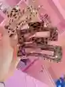 🐆 Pinza De Cabello Rectangular – Estilo Animal Print (leopardo)