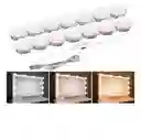 Extension Luces De Espejo Led Para Tocador Kit Bombillas Luz 3 Tonos