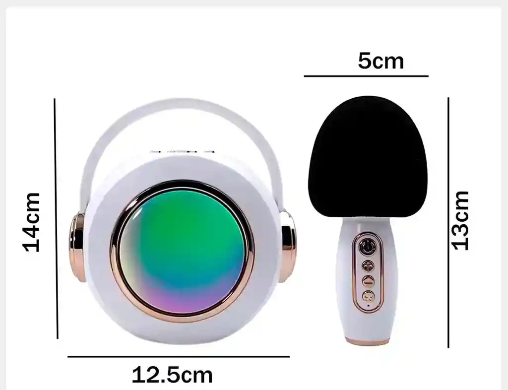 Kit Parlante Karaoke + Micrófono Bluetooth Para Niños