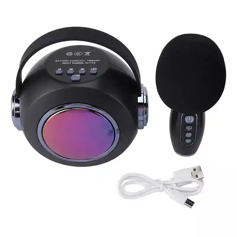 Kit Parlante Karaoke + Micrófono Bluetooth Para Niños
