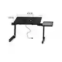 Mesa Ajustable Portátil Multiuso Laptop Table T8 Ventilación