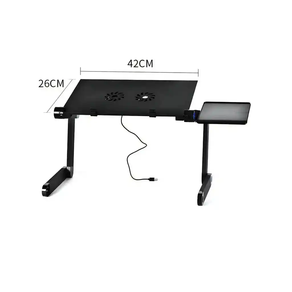 Mesa Ajustable Portátil Multiuso Laptop Table T8 Ventilación