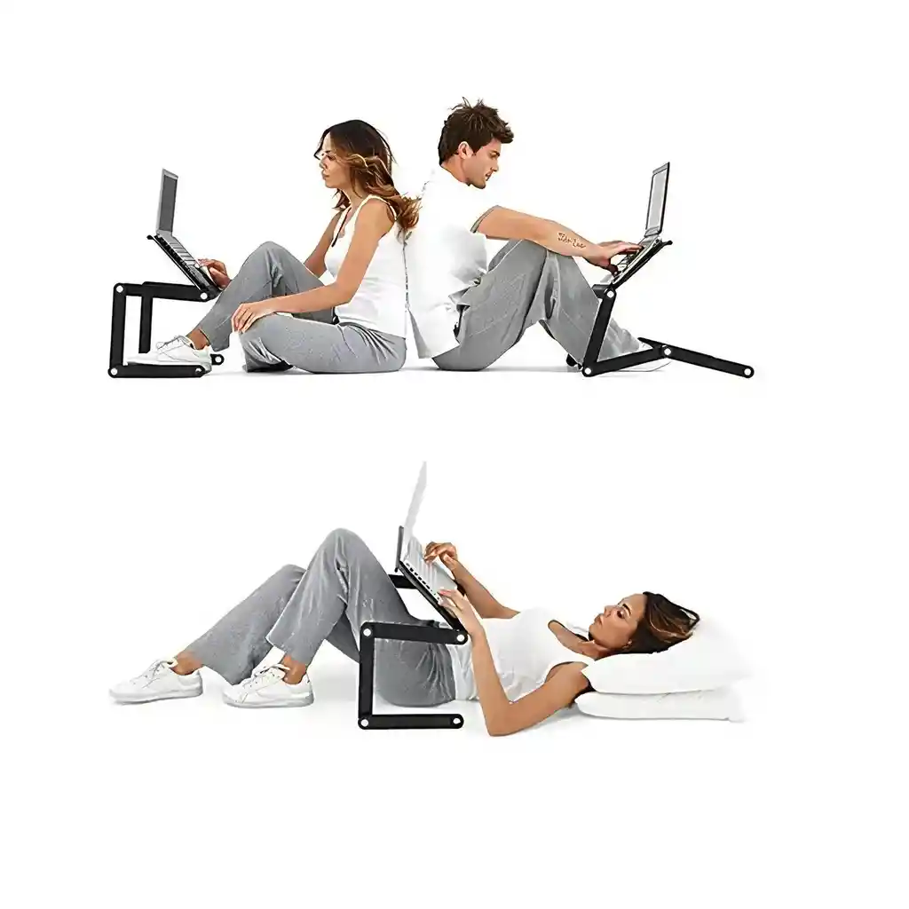 Mesa Ajustable Portátil Multiuso Laptop Table T8 Ventilación