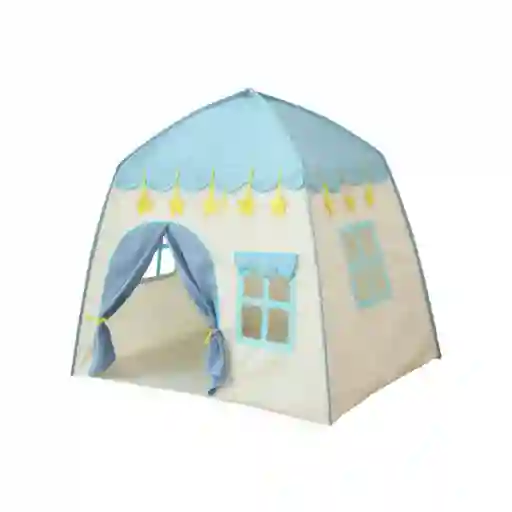 Carpa Casa Infantil V01 Color Azul