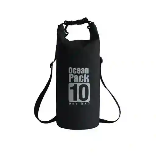Bolso Impermeable Ocean Pack 10 Litros Z04 Color Negro