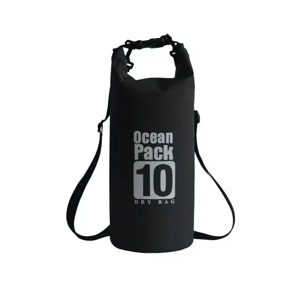 Bolso Impermeable Ocean Pack 10 Litros Z04 Color Negro