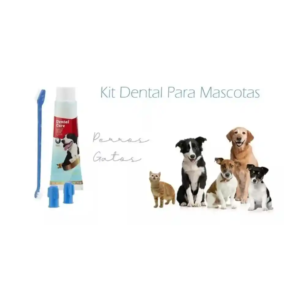 Kit Dental Para Mascotas Sabor Carne