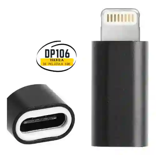 Adaptador Tipo C A (lighting) Para Iphone Solo Carga