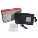 Radio Portátil Solar Batería Recargable, Fm/am/sw, Linterna Y Entrada Usb Ktf-1489