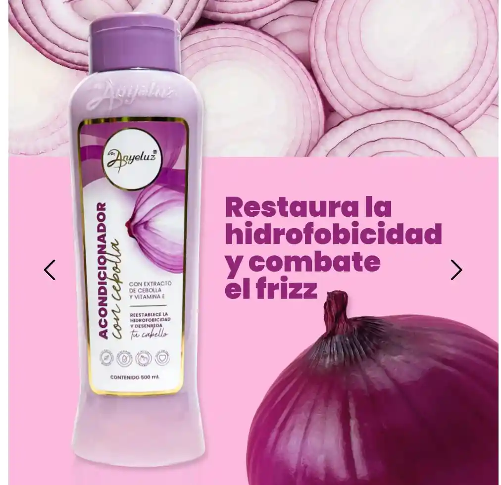 Acondicionador Con Cebolla Anyeluz