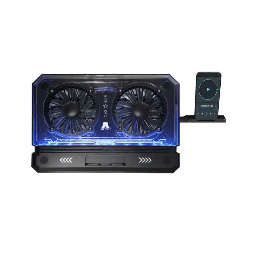 Base Refrigerante Portatil Gamer 2 Ventiladores Jaltech C300