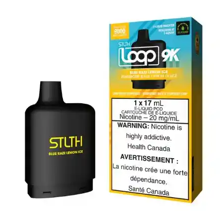 Vape Loop Stlth 9000 Puff Sabor Blue Razz Lemon Ice
