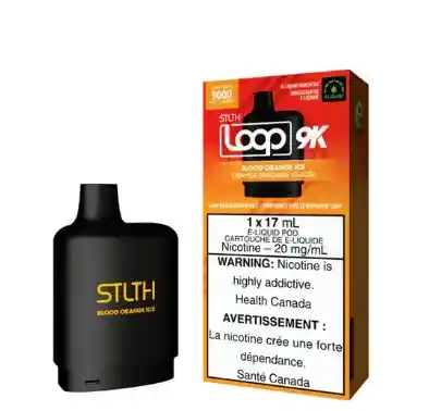 Vape Loop Stlth 9000 Puff Sabor Blood Orange Ice
