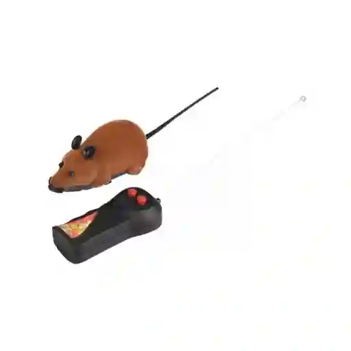 Juguete Ratón Para Gatos Color Café A Control Remoto G11