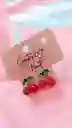 🍒 Aretes Fantasía Fina – Modelo Cereza Glam 🍒