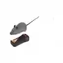 Juguete Ratón Para Gatos Color Gris A Control Remoto G11