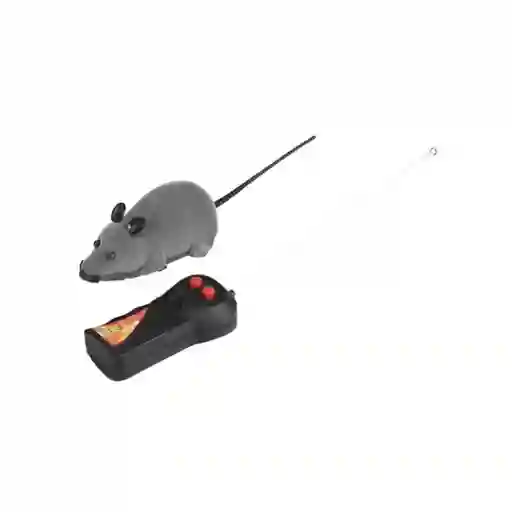 Juguete Ratón Para Gatos Color Gris A Control Remoto G11