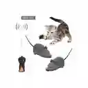 Juguete Ratón Para Gatos Color Gris A Control Remoto G11