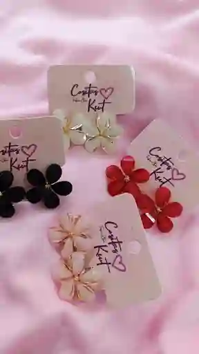 🌸 Aretes Florales Fantasía Fina – Delicadeza En Cada Pétalo 🌸