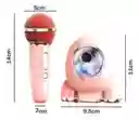 Mini Parlante Con Karaoke Para Niños Con Bluetooth Y Luz Rgb