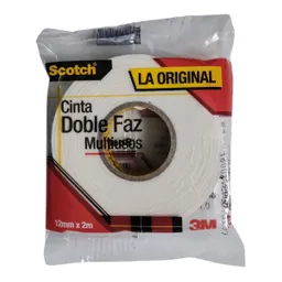 Cinta Doble Fax 3m-2mts X 1/2"