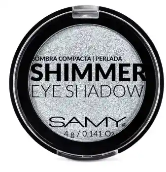 Samy Sombra Compacta Individual Tono 38 Blanco Acero
