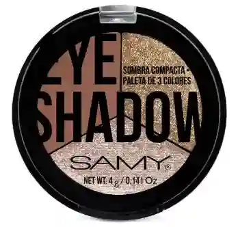 Samy Sombra Compacta Trio Tono 22 Nude Glam