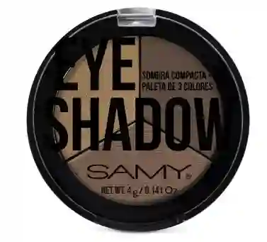 Samy Sombra Compacta Trio Tono 09 Torta De Chocolate
