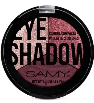 Samy Sombra Compacta Trio Tono 24 Rose Glam
