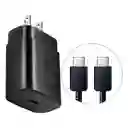 Cargador Samsung 25w Tipo C Carga Rapida