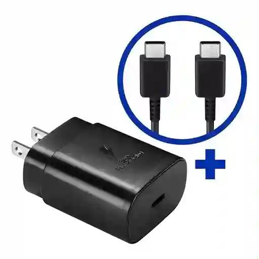 Cargador Samsung 25w Tipo C Carga Rapida