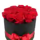 Arreglo Floral 20 Rosas Rojas En Caja Redonda