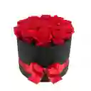 Arreglo Floral 20 Rosas Rojas En Caja Redonda