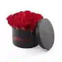 Arreglo Floral 20 Rosas Rojas En Caja Redonda