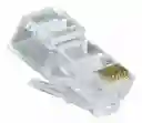 Conector De Red Plug Rj45 Cat 5e X 100 Unidades