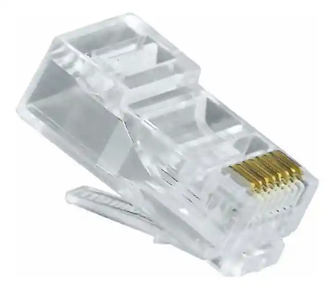 Conector De Red Plug Rj45 Cat 5e X 100 Unidades