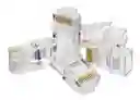Conector De Red Plug Rj45 Cat 5e X 100 Unidades