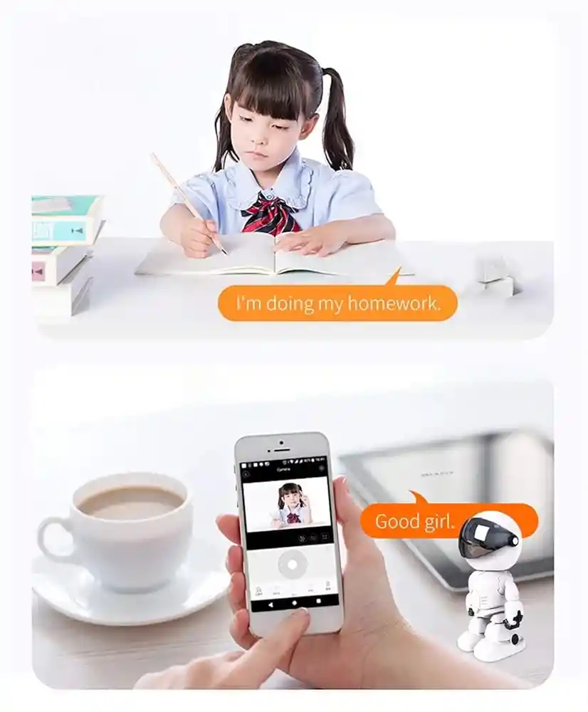 Camara Robotica Inalambrica Wifi Inteligente