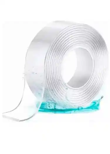 Cinta Doble Faz Adhesiva Silicona Multiusos Reutilizable 5mt