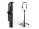 Tripode De Selfie Con Luz De Relleno Longitud 1042mm Negro