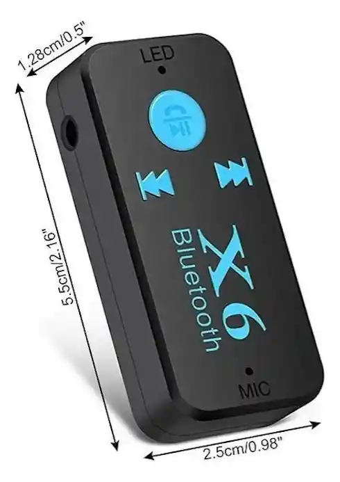 Bluetooth Carro Plug 3.5 Stereo Micrófono Lector De Micro Sd