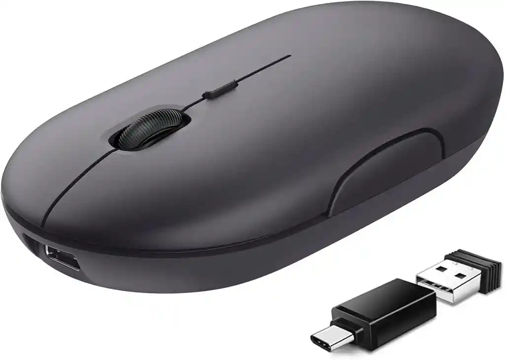 Mouse Inalambrico Bluetooth Recargable Delgado Win, Mac,andr
